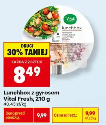 Biedronka Lunchbox z gyrosem Vital Fresh oferta