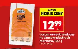 Biedronka Łosoś w plastrach Marinero oferta