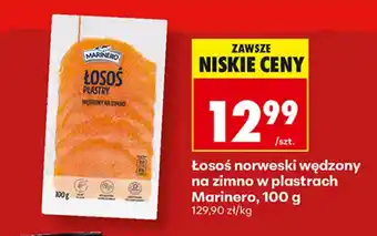 Biedronka Łosoś w plastrach Marinero oferta