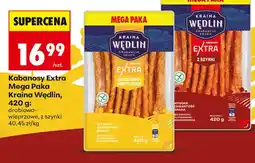 Biedronka Kabanosy Extra Mega Paka Kraina Wędlin oferta
