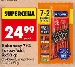 Biedronka Kabanosy Tarczyński oferta
