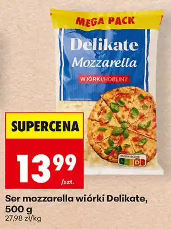 Biedronka Ser mozzarella wiórki Delikate oferta
