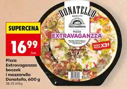 Biedronka Pizza Extravaganza boczek i mozzarella Donatello oferta