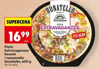 Biedronka Pizza Extravaganza boczek i mozzarella Donatello oferta