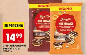 Biedronka Ciastka kremówki Bonitki oferta