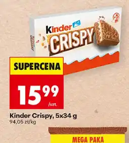 Biedronka Kinder Crispy oferta