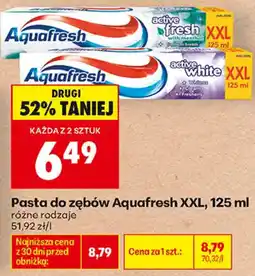 Biedronka Pasta do zębów Aquafresh oferta