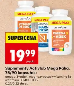 Biedronka Suplementy Activlab Mega Pak oferta