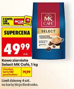 Biedronka Kawa ziarnista Select MK Café oferta