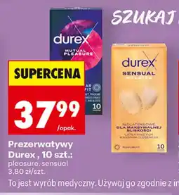Biedronka Prezerwatywy Durex, 10 szt.: pleasure, sensual oferta