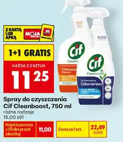 Biedronka Spray do czyszczenia Cif Cleanboost oferta