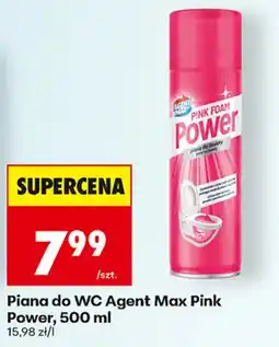 Biedronka Piana do WC Agent Max Pink Power oferta