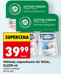 Biedronka Wkłady zapachowe Air Wick oferta