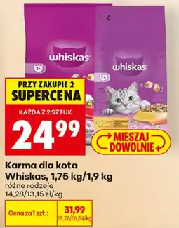 Biedronka Karma dla kota Whiskas oferta