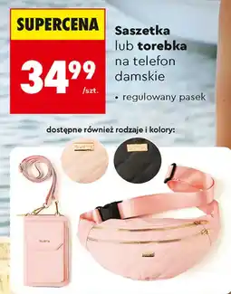 Biedronka Saszetka lub torebka na telefon damskie oferta