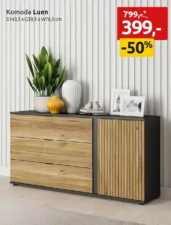 Black Red White Komoda Luen oferta