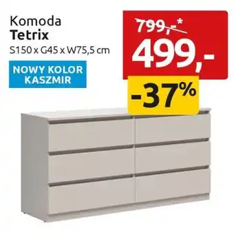 Black Red White Komoda Tetrix oferta
