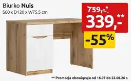 Black Red White Biurko Nuis oferta