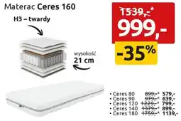 Black Red White Materac Ceres 160 oferta