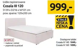 Black Red White Łóżko tapicerowane Cosala III 120 oferta