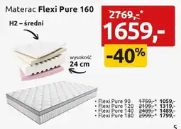 Black Red White Materac Flexi Pure 160 oferta