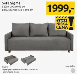 Black Red White Sofa Sigma oferta