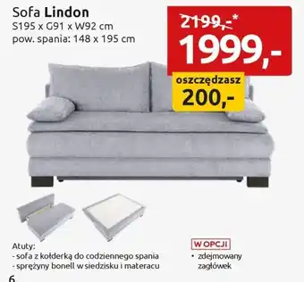 Black Red White Sofa Lindon oferta