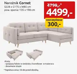 Black Red White Narożnik Cornet oferta