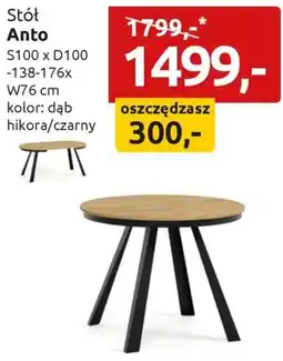 Black Red White Stół Anto oferta
