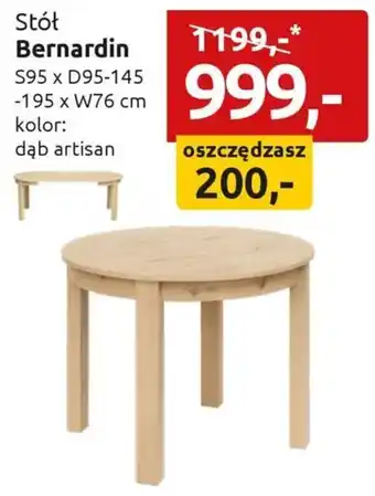 Black Red White Stół Bernardin oferta