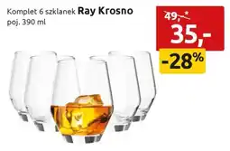 Black Red White Komplet 6 szklanek Ray Krosno oferta