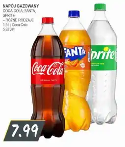 Słoneczko Napój gazowany Coca-Cola, Fanta, Sprite oferta