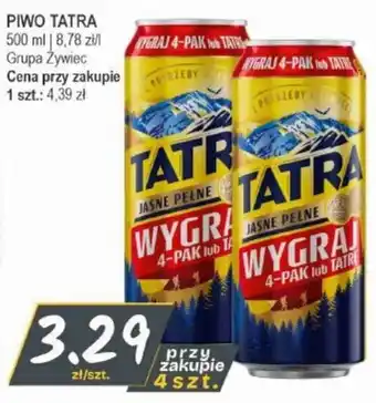Słoneczko Piwo Tatra Jasne Pełne oferta