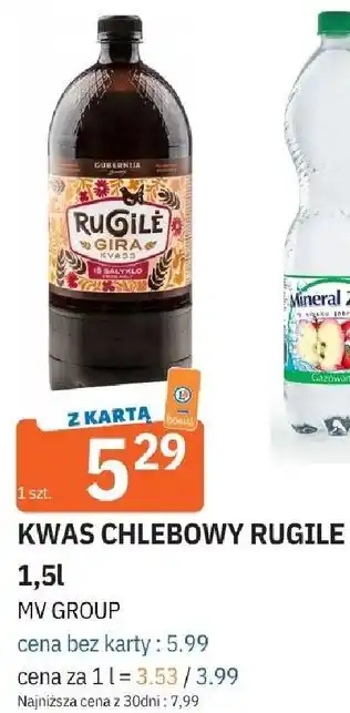 E.Leclerc Kwas chlebowy Rugile oferta