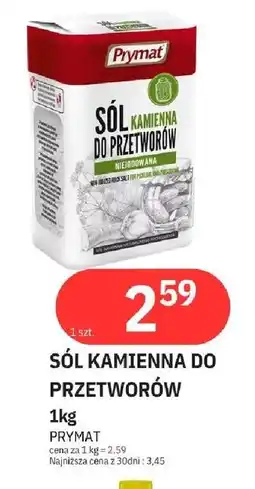 E.Leclerc Sól kamienna do przetworów niejodowana Prymat oferta