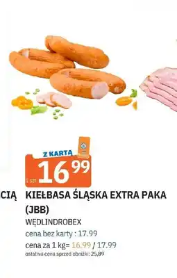 E.Leclerc Kiełbasa śląska Jbb Bałdyga oferta