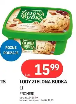 E.Leclerc Lody bakaliowe z kawałkami bakalii Zielona Budka oferta
