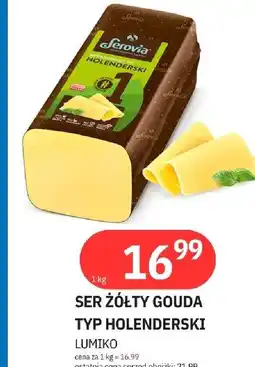 E.Leclerc Ser żółty gouda holenderski Serovia oferta