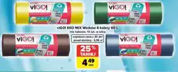 Carrefour viGO! EKO MIX Worki 4 kolory 60 L mix kolorów, 10 szt. w rolce oferta