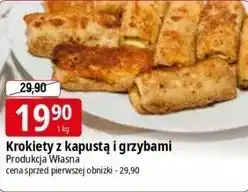 E.Leclerc Krokiety z kapustą i grzybami Produkcja Własna oferta