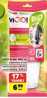 Carrefour viGO! Kubki papierowe oferta