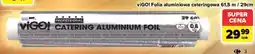 Carrefour viGO! Folia aluminiowa cateringowa 61,5 m / 29cm oferta