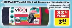 Carrefour viGO! MAGIC Worki LD 60L 8 szt. taśma elastyczna zapachowe oferta