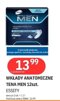 E.Leclerc Wkłady anatomiczne level 1 Tena Men oferta