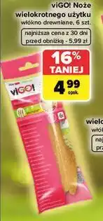 Carrefour viGO! Noże wielokrotnego użytku włókno drewniane oferta
