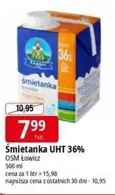 E.Leclerc Śmietanka UHT 36% OSM Łowicz oferta