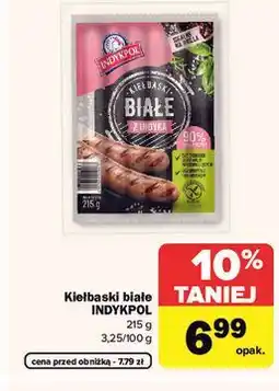 Carrefour Kiełbaski białe INDYKPOL oferta