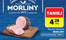Carrefour Szynka litewska Morliny oferta