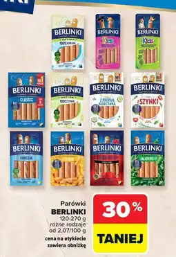 Carrefour Parówki Morliny Berlinki oferta