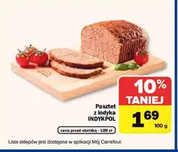 Carrefour Pasztet z indyka INDYKPOL oferta